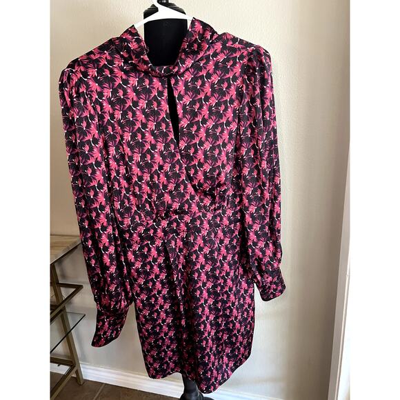 Ronny Kobo x RTR Printed Satin Dress - Picture 10 of 11